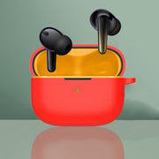 For vivo iQOO TWS 2 Silicone Earphone Protective Case(Dark Green)