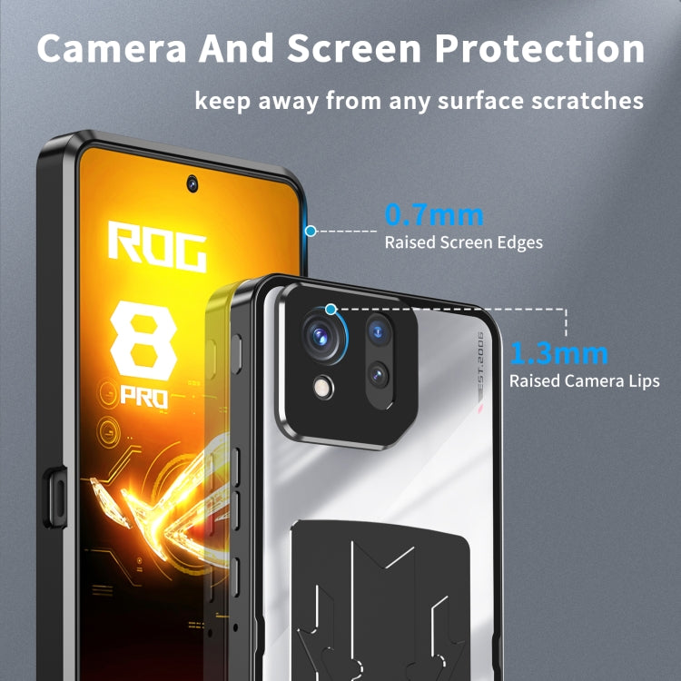 For ASUS ROG Phone 8 / 8 Pro Metal Cooling Phone Case(Black)