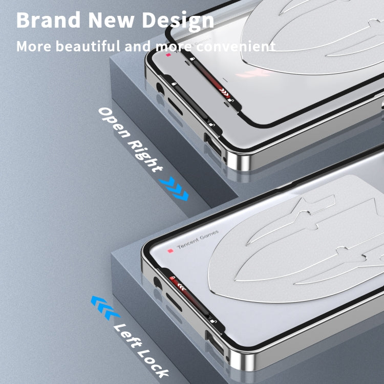For ASUS ROG Phone 8 / 8 Pro Metal Cooling Phone Case(Silver)