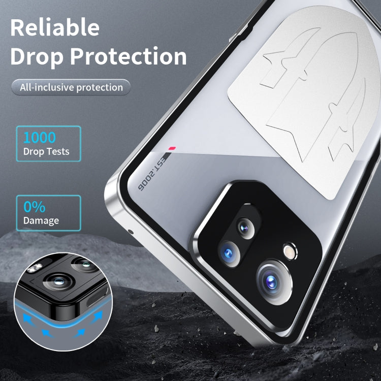 For ASUS ROG Phone 8 / 8 Pro Metal Cooling Phone Case(Silver)