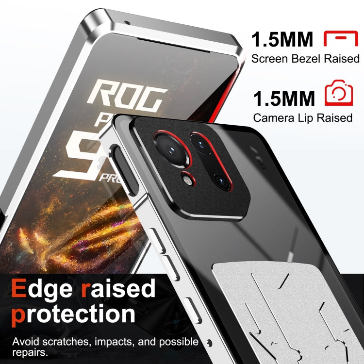 For ASUS ROG Phone 9 / 9 Pro Metal Cooling Phone Case(Black)