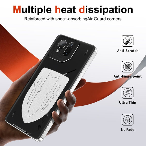 For ASUS ROG Phone 9 / 9 Pro Metal Cooling Phone Case(Silver)