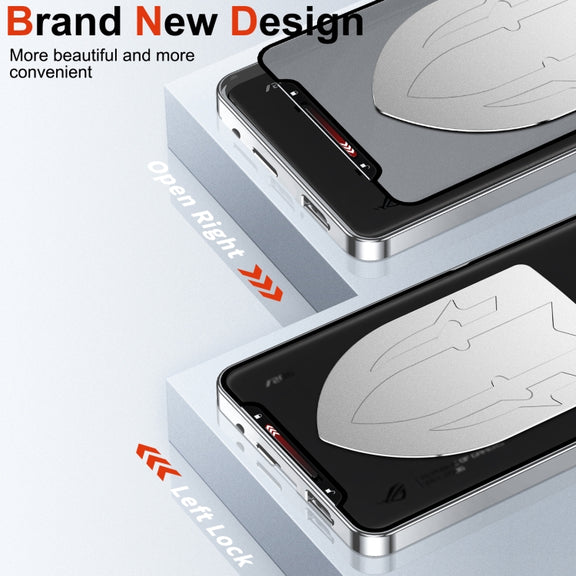 For ASUS ROG Phone 9 / 9 Pro Metal Cooling Phone Case(Silver)