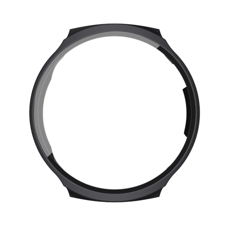 For Aigo Smart Watch V8 PC + Tempered Film Integrated Watch Protective Case(Black)