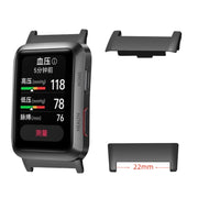 For Huawei Watch D 20mm 1 Pair Metal Watch Band Connector(Black)