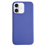 For iPhone 16 Plus Pure Color Leather Magsafe Magnetic Phone Case(Blue)