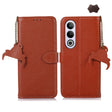 For OnePlus Nord CE4 5G / K12 5G Genuine Leather Litchi Texture RFID Leather Phone Case(Coffee) - OnePlus Cases by PMC TechLife | Online Shopping South Africa | PMC TechLife | Buy Now Pay Later Mobicred