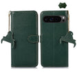 For Google Pixel 10 Pro / 9 Pro Genuine Leather Litchi Texture RFID Leather Phone Case(Green) - free shipping - PMC TechLife - Order now!