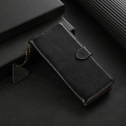 For Google Pixel 10 / 9 Genuine Leather Litchi Texture RFID Leather Phone Case(Black)