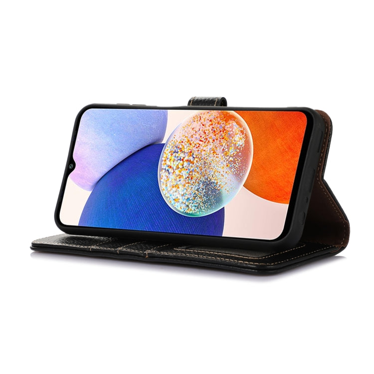 For Google Pixel 10 / 9 Genuine Leather Litchi Texture RFID Leather Phone Case(Black)