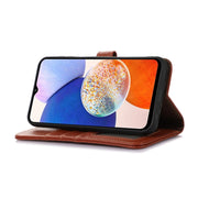 For Google Pixel 9a Genuine Leather Litchi Texture RFID Leather Phone Case(Coffee)
