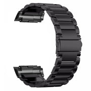 For Huawei Watch D Three-Bead Stainless Steel Watch Band(Black)