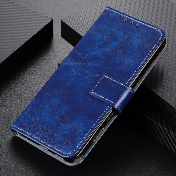 For Google Pixel 9 Retro Crazy Horse Texture Flip Leather Phone Case(Blue)