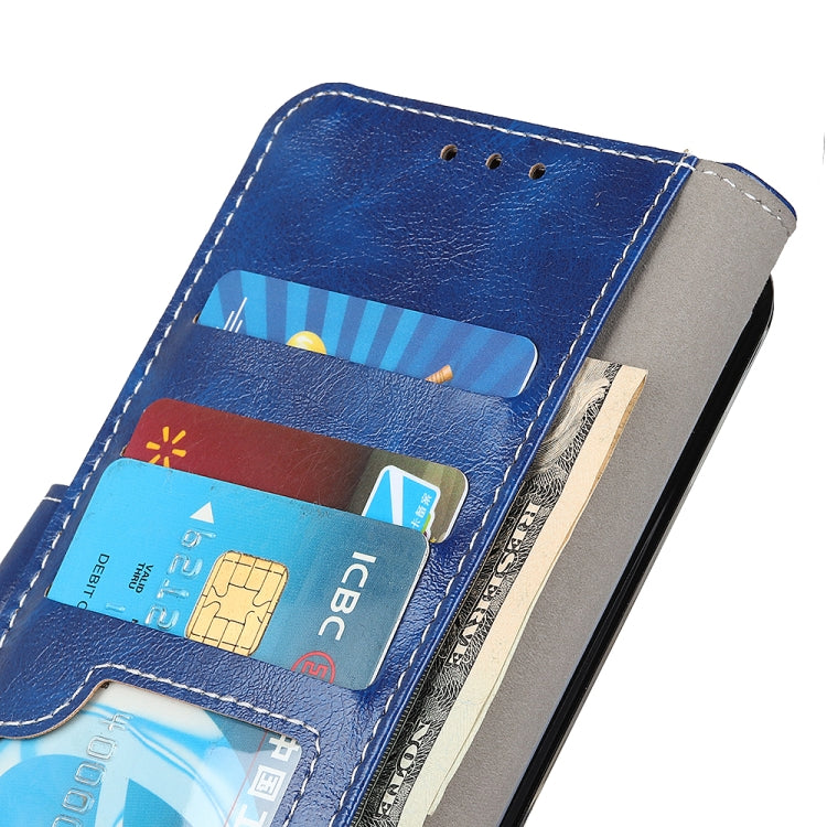 For Google Pixel 9 Retro Crazy Horse Texture Flip Leather Phone Case(Blue)