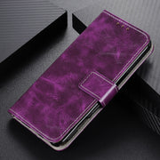 For Google Pixel 9 Retro Crazy Horse Texture Flip Leather Phone Case(Purple)