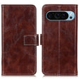 For Google Pixel 9 Retro Crazy Horse Texture Flip Leather Phone Case(Brown) - Google Cases by PMC TechLife | Online Shopping South Africa | PMC TechLife | Buy Now Pay Later Mobicred
