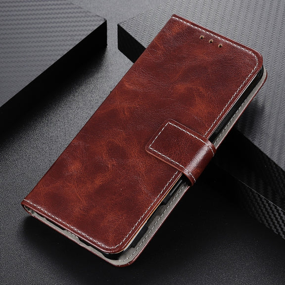 For Google Pixel 9 Retro Crazy Horse Texture Flip Leather Phone Case(Brown)