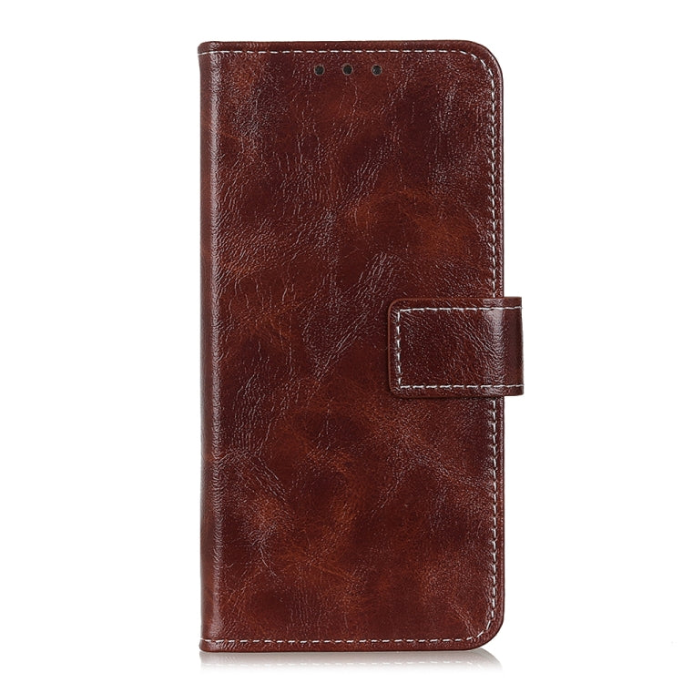 For Google Pixel 9 Retro Crazy Horse Texture Flip Leather Phone Case(Brown)