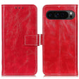 For Google Pixel 10 Pro / 9 Pro Retro Crazy Horse Texture Flip Leather Phone Case(Red) - Google Cases by PMC TechLife | Online Shopping South Africa | PMC TechLife | Buy Now Pay Later Mobicred