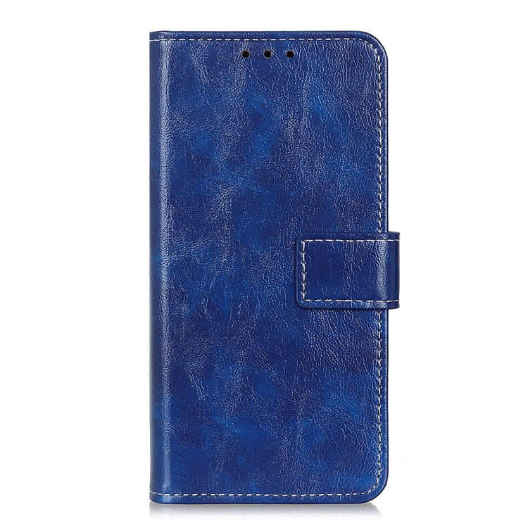 For Google Pixel 10 Pro / 9 Pro Retro Crazy Horse Texture Flip Leather Phone Case(Blue)