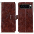 For Google Pixel 9 Pro Retro Crazy Horse Texture Flip Leather Phone Case(Brown) - Google Cases by PMC TechLife | Online Shopping South Africa | PMC TechLife | Buy Now Pay Later Mobicred