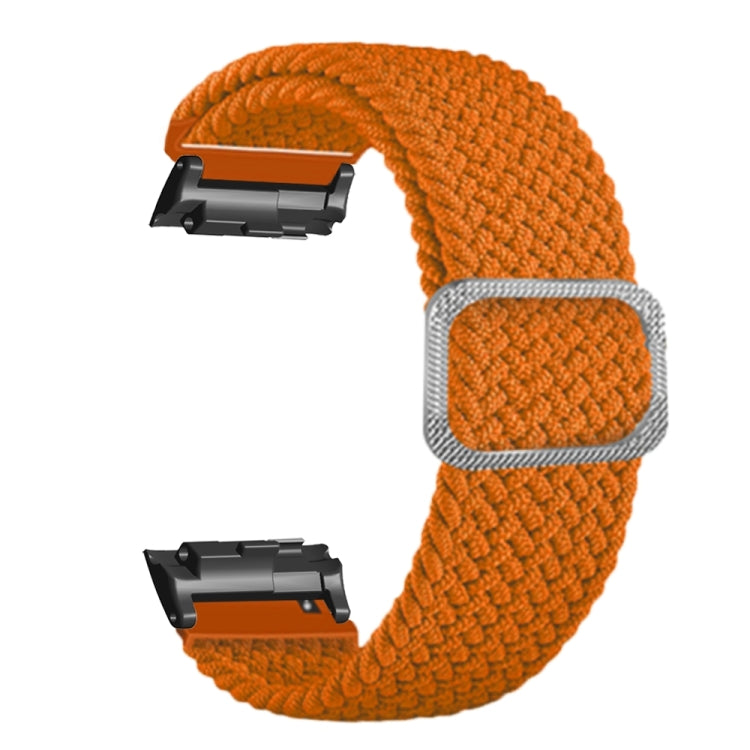 For Huawei Watch D Adjustable Woven Nylon Watch Band(Orange)