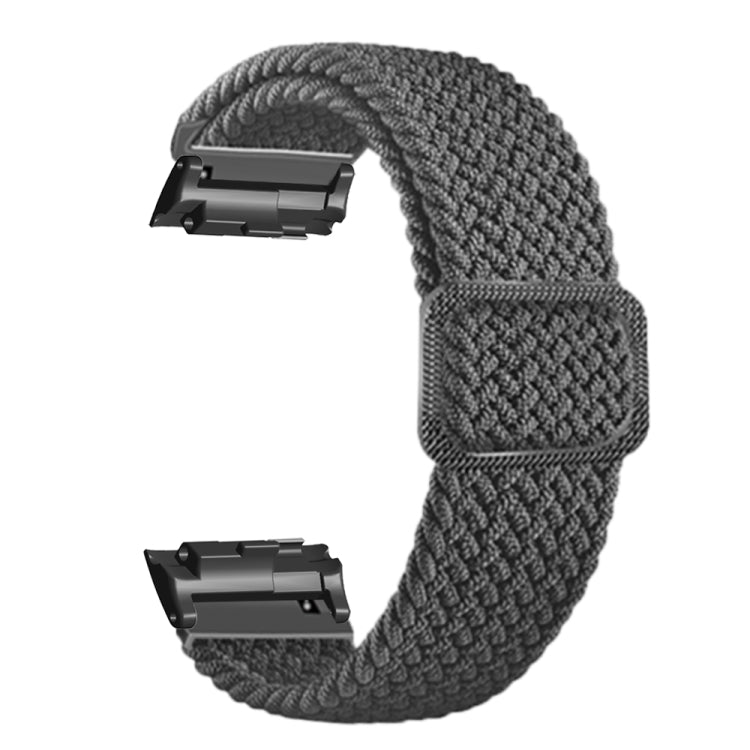 For Huawei Watch D Adjustable Woven Nylon Watch Band(Grey)