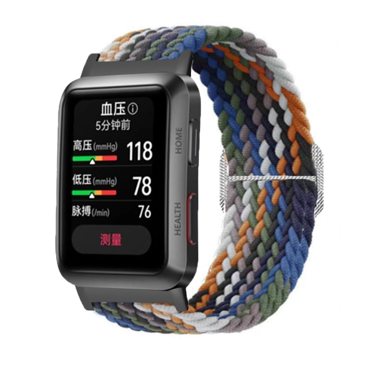 For Huawei Watch D Adjustable Woven Nylon Watch Band(Denim)