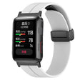 For Huawei Watch D Solid Color Folding Magnetic Buckle Silicone Watch Band(White) - Watch Bands by PMC TechLife | Online Shopping South Africa | PMC TechLife