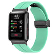 For Huawei Watch D Solid Color Folding Magnetic Buckle Silicone Watch Band(Mint Green) - Watch Bands by PMC TechLife | Online Shopping South Africa | PMC TechLife