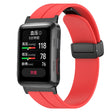 For Huawei Watch D Solid Color Folding Magnetic Buckle Silicone Watch Band(Red) - Watch Bands by PMC TechLife | Online Shopping South Africa | PMC TechLife