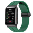 For Huawei Watch D Solid Color Folding Magnetic Buckle Silicone Watch Band(Army Green) - Watch Bands by PMC TechLife | Online Shopping South Africa | PMC TechLife