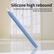 For Apple Pencil (USB-C) Solid Color Silicone Protective Case(Sky Blue)