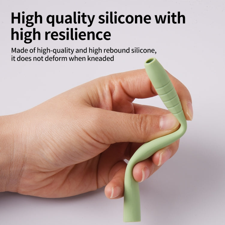 For Apple Pencil (USB-C) Solid Color Silicone Protective Case(Sky Blue)