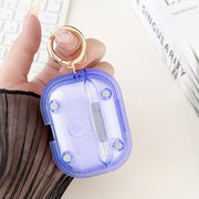 For AirPods Pro 2  Magnetic Clear Armor TPU TWS Earphone Case(Blue)