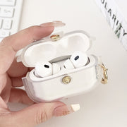 For AirPods Pro 2  Magnetic Clear Armor TPU TWS Earphone Case(Tansparent)