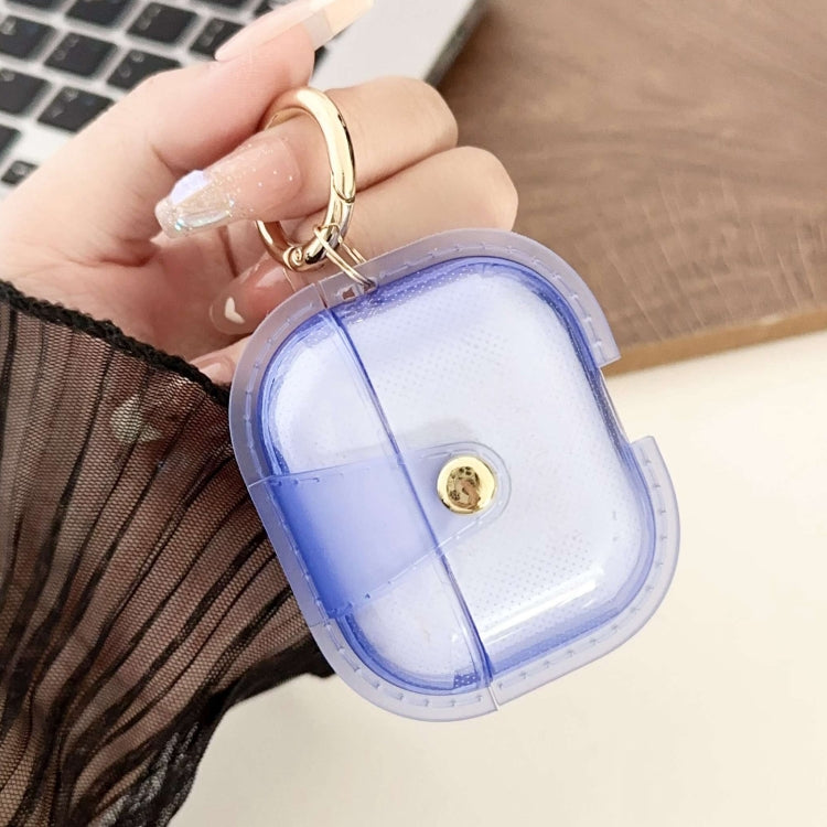 For AirPods 3 Magnetic Clear Armor TPU TWS Earphone Case(Blue)