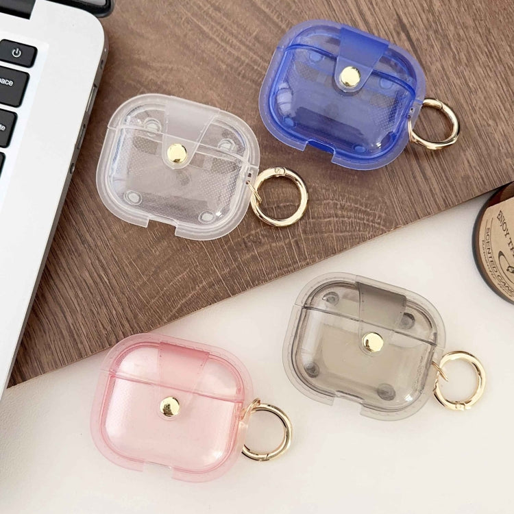 For AirPods 3 Magnetic Clear Armor TPU TWS Earphone Case(Blue)