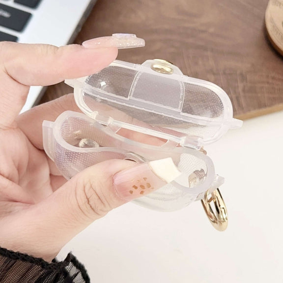 For AirPods 3 Magnetic Clear Armor TPU TWS Earphone Case(Tansparent)