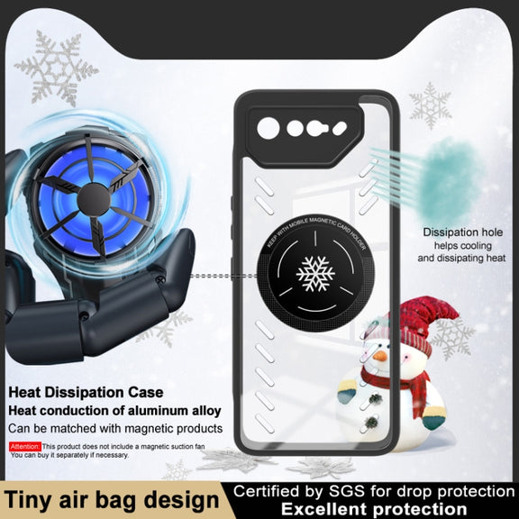 For Asus ROG Phone 7 Ultimate imak UX-9A Series Four-corner Airbag Shockproof Heat Dissipation Phone Case