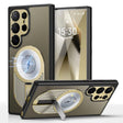For Samsung Galaxy S25 Ultra 5G Heat Dissipation Aromatherapy MagSafe Holder Phone Case(Gold) - Galaxy S25 Ultra 5G Cases by PMC TechLife | Online Shopping South Africa | PMC TechLife | Buy Now Pay Later Mobicred