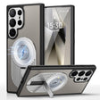 For Samsung Galaxy S25 Ultra 5G Heat Dissipation Aromatherapy MagSafe Holder Phone Case(Silver) - free shipping - PMC TechLife - Order now!