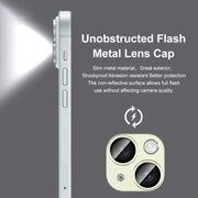 For iPhone 15 / 15 Plus IMAK Metal Armor Premium Camera Protector Film(Black)
