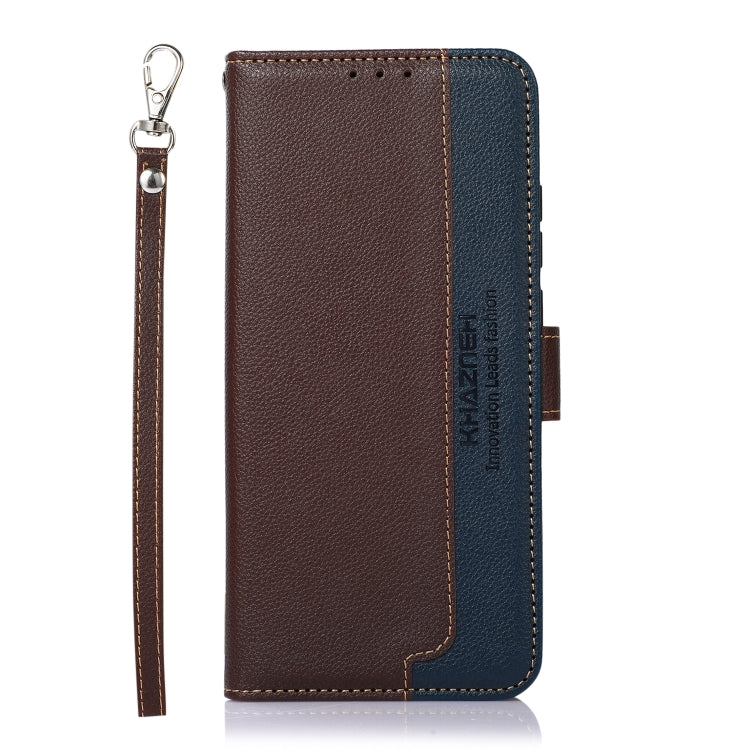 For Google Pixel 10 / 9 KHAZNEH Litchi Texture Leather RFID Phone Case(Brown)