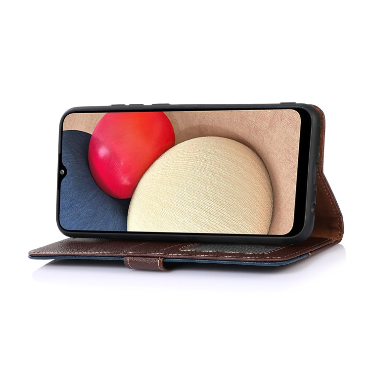 For Google Pixel 10 / 9 KHAZNEH Litchi Texture Leather RFID Phone Case(Brown)