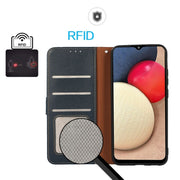 For Google Pixel 9 KHAZNEH Litchi Texture Leather RFID Phone Case(Blue)