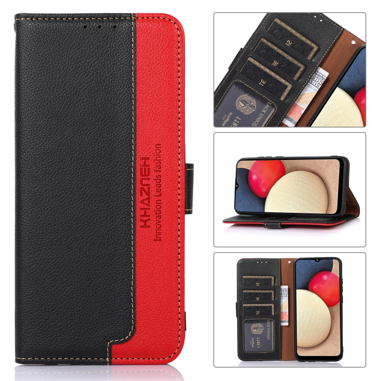 For Google Pixel 10 / 9 KHAZNEH Litchi Texture Leather RFID Phone Case(Black)