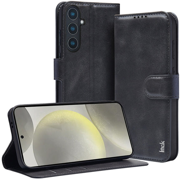 For Samsung Galaxy S24 5G IMAK Count Series Flip Leather Phone Case(Black)