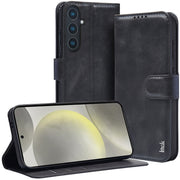 For Samsung Galaxy S24+ 5G IMAK Count Series Flip Leather Phone Case(Black)