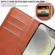 For Samsung Galaxy S24+ 5G IMAK Count Series Flip Leather Phone Case(Black)